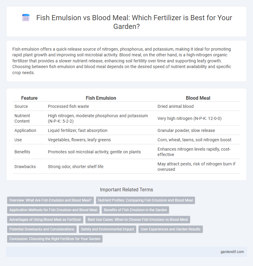 Fish Emulsion vs Blood Meal: Which Fertilizer is Best for Your Garden?