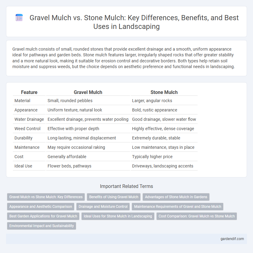 Gravel Mulch vs. Stone Mulch: Key Differences, Benefits, and Best Uses in Landscaping