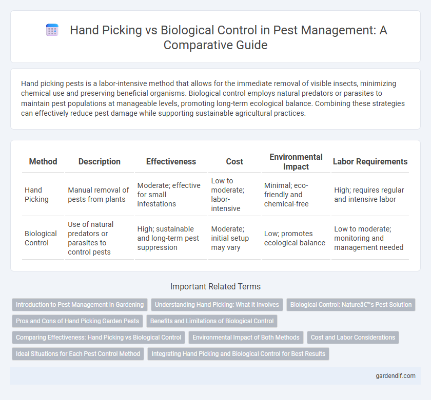 Hand Picking vs Biological Control in Pest Management: A Comparative Guide