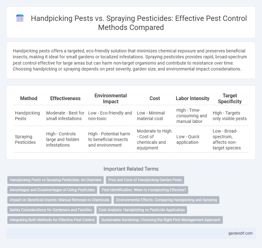 Handpicking Pests vs. Spraying Pesticides: Effective Pest Control Methods Compared