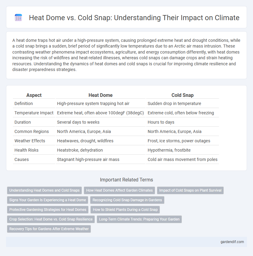 Heat Dome vs. Cold Snap: Understanding Their Impact on Climate