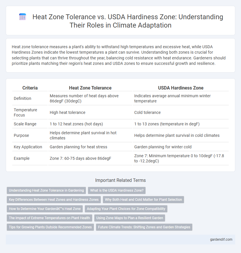 Heat Zone Tolerance vs. USDA Hardiness Zone: Understanding Their Roles in Climate Adaptation
