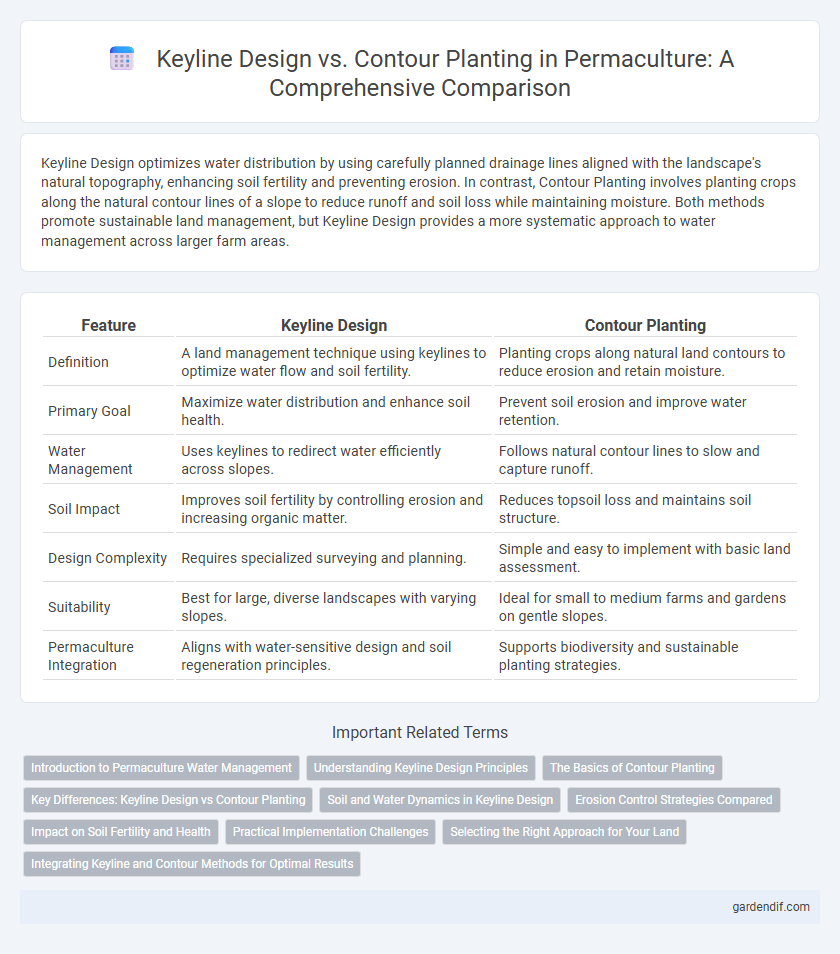 Keyline Design vs. Contour Planting in Permaculture: A Comprehensive Comparison