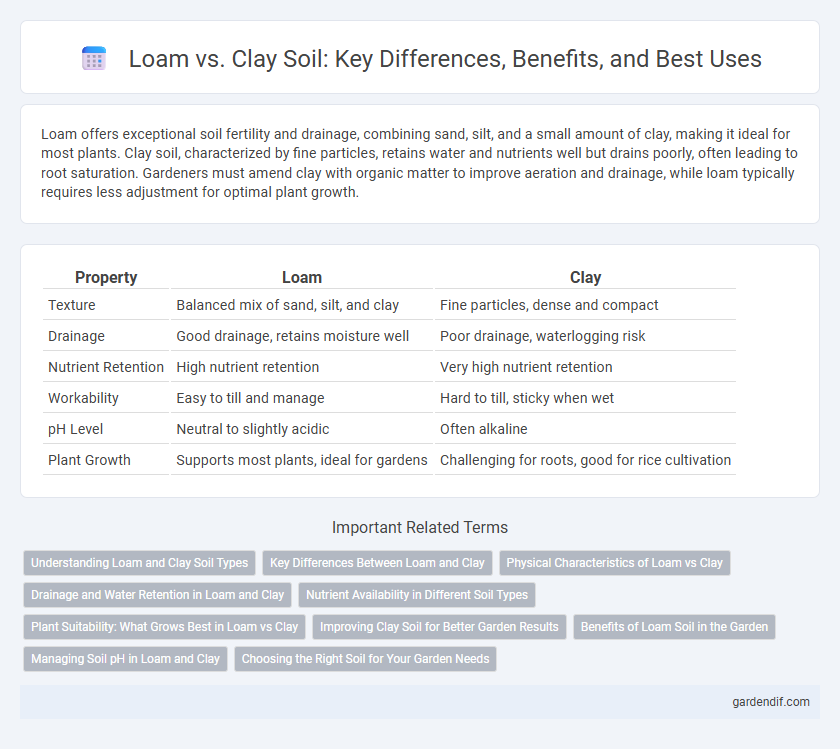 Loam vs. Clay Soil: Key Differences, Benefits, and Best Uses