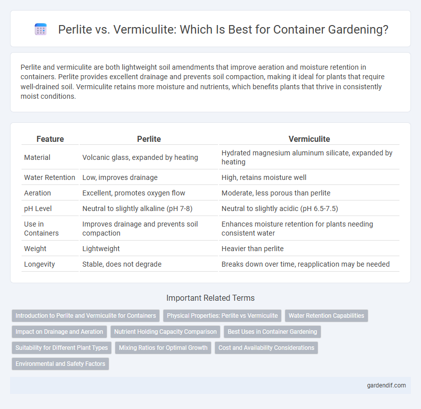 Perlite vs. Vermiculite: Which Is Best for Container Gardening?