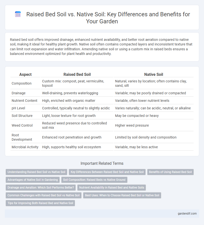 Raised Bed Soil vs. Native Soil: Key Differences and Benefits for Your Garden