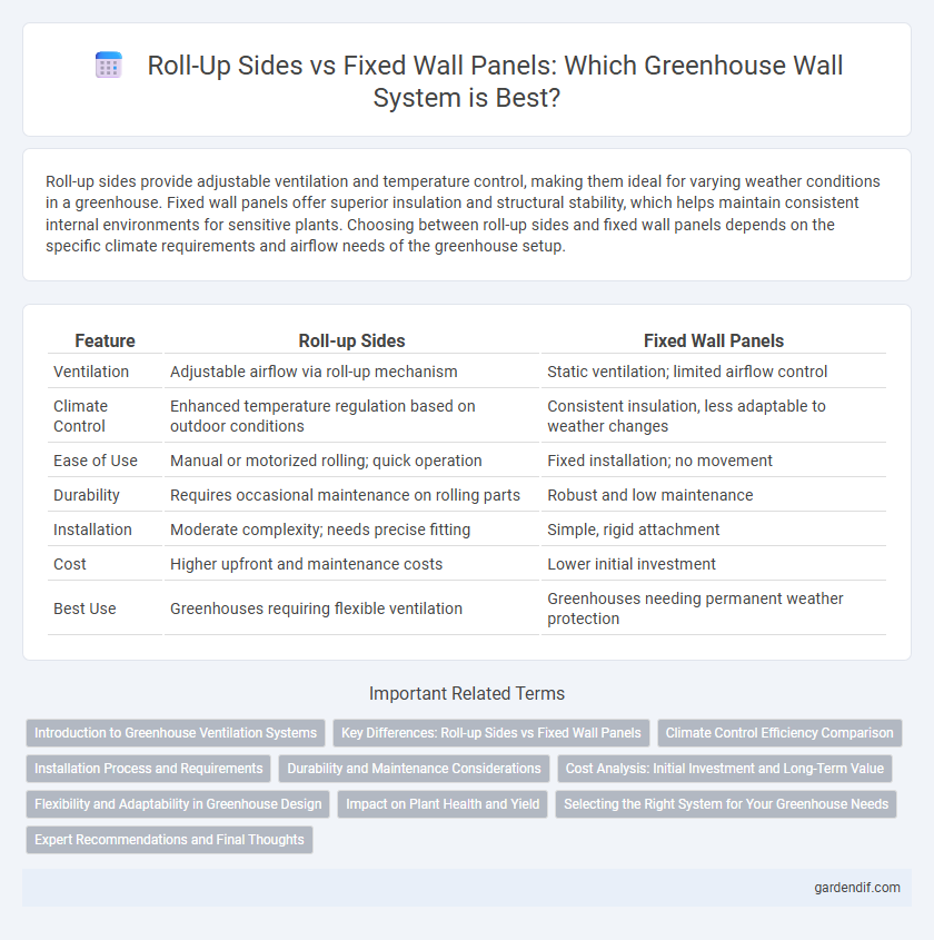 Roll-Up Sides vs Fixed Wall Panels: Which Greenhouse Wall System is Best?