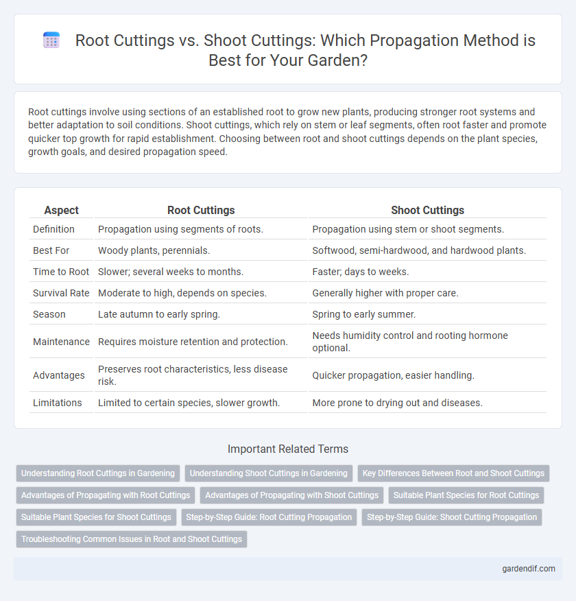 Root Cuttings vs. Shoot Cuttings: Which Propagation Method is Best for Your Garden?