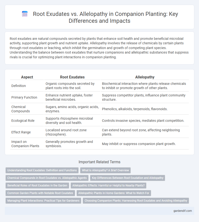 Root Exudates vs. Allelopathy in Companion Planting: Key Differences and Impacts