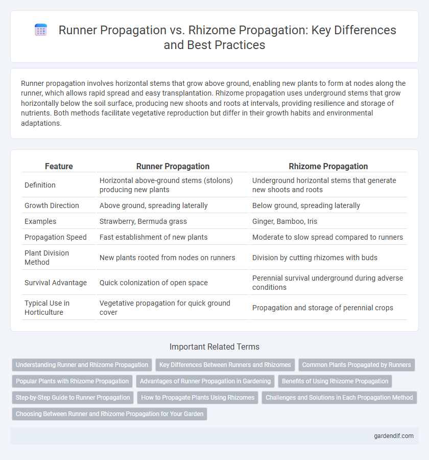 Runner Propagation vs. Rhizome Propagation: Key Differences and Best Practices