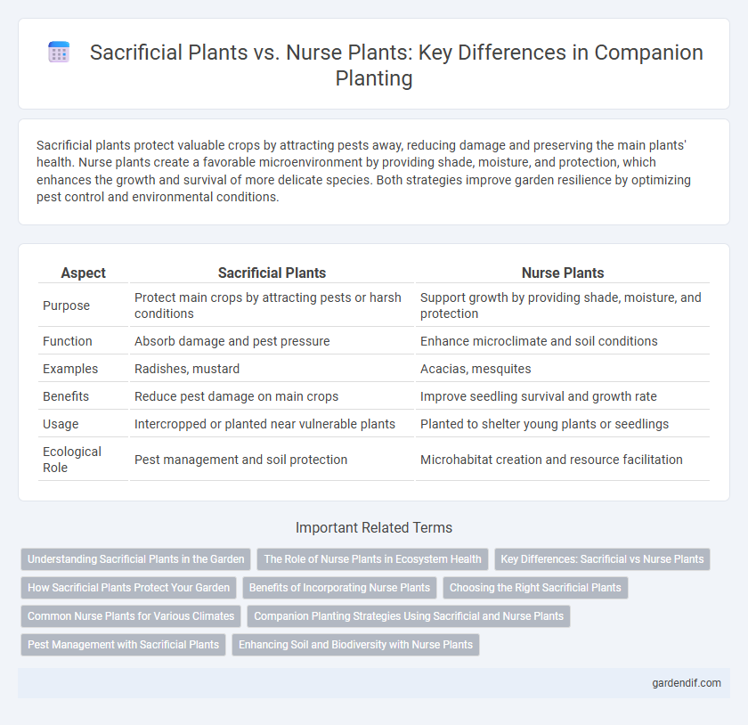 Sacrificial Plants vs. Nurse Plants: Key Differences in Companion Planting