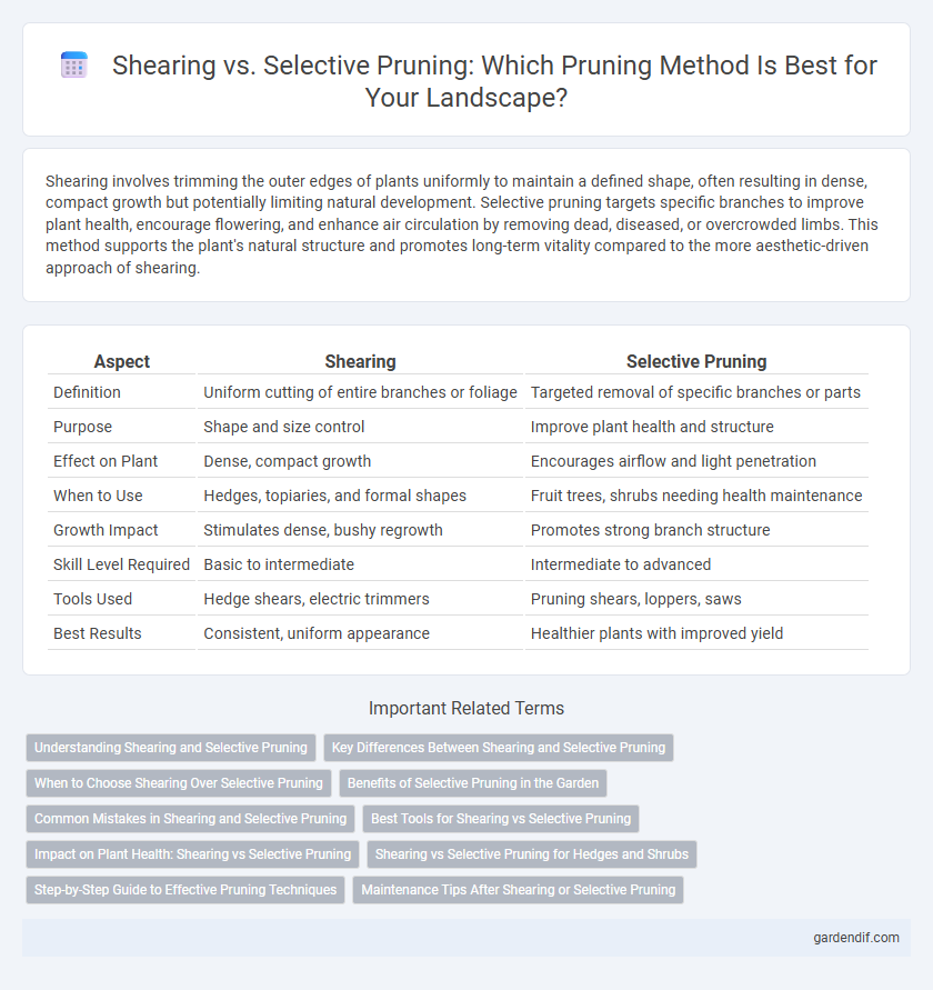 Shearing vs. Selective Pruning: Which Pruning Method Is Best for Your Landscape?