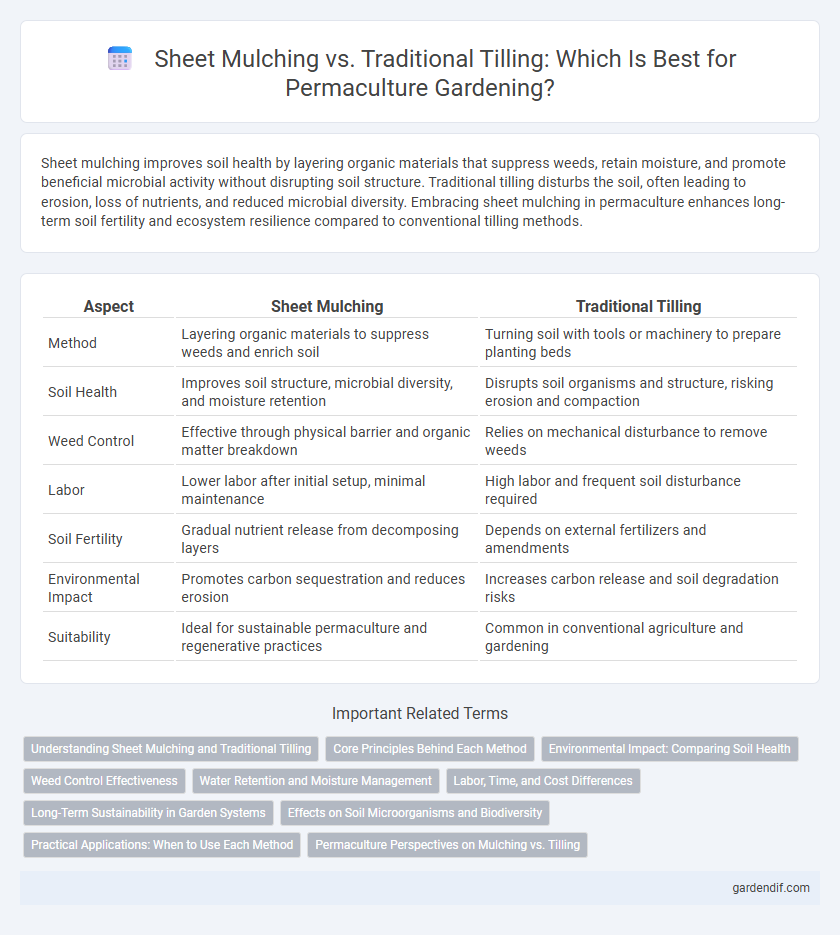 Sheet Mulching vs. Traditional Tilling: Which Is Best for Permaculture Gardening?