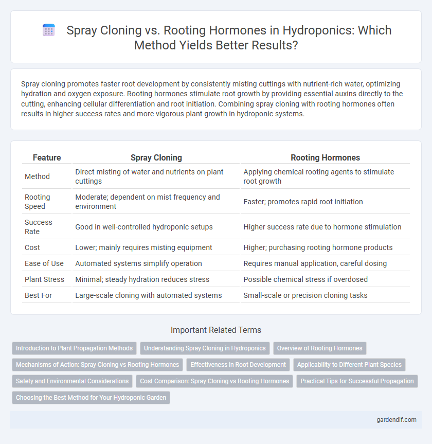 Spray Cloning vs. Rooting Hormones in Hydroponics: Which Method Yields Better Results?