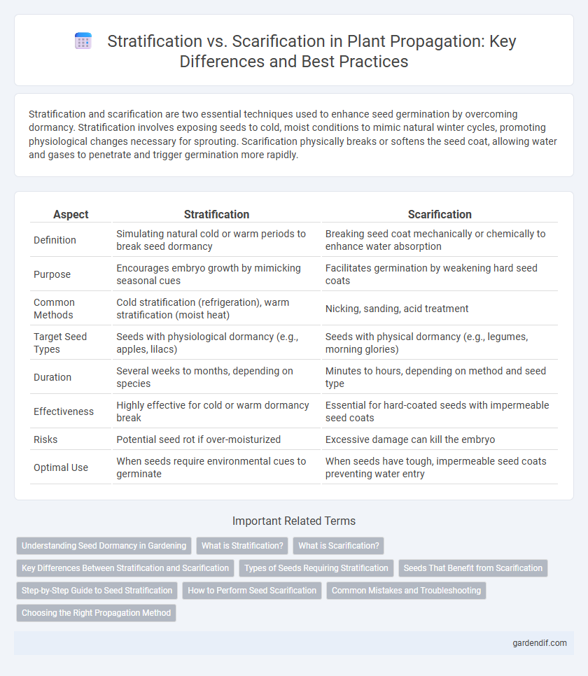 Stratification vs. Scarification in Plant Propagation: Key Differences and Best Practices