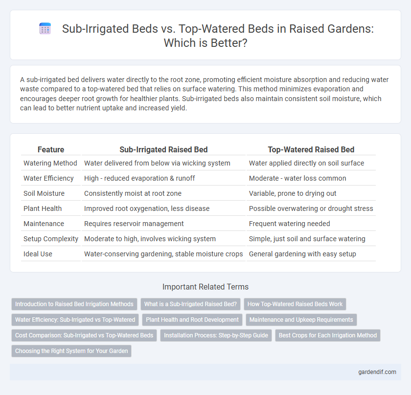 Sub-Irrigated Beds vs. Top-Watered Beds in Raised Gardens: Which is Better?