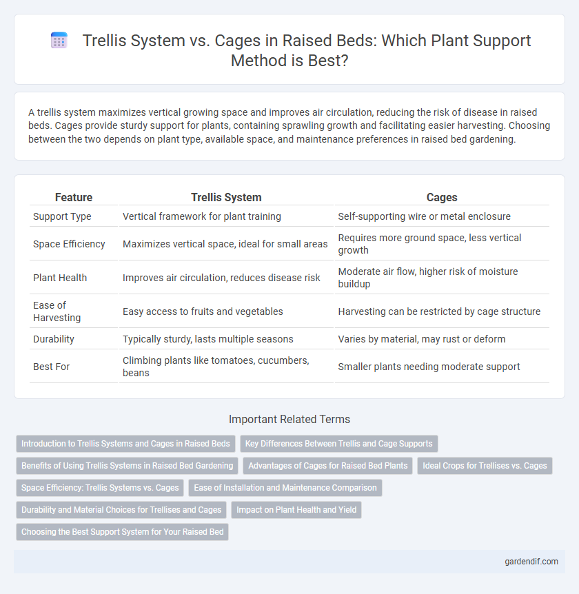 Trellis System vs. Cages in Raised Beds: Which Plant Support Method is Best?
