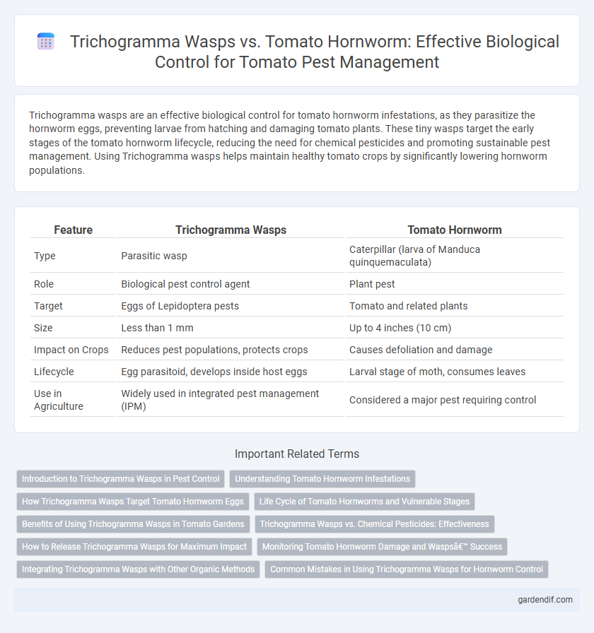 Trichogramma Wasps vs. Tomato Hornworm: Effective Biological Control for Tomato Pest Management