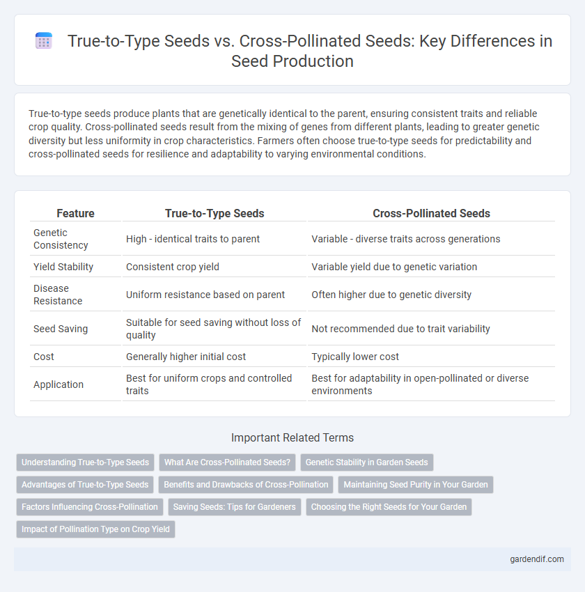 True-to-Type Seeds vs. Cross-Pollinated Seeds: Key Differences in Seed Production