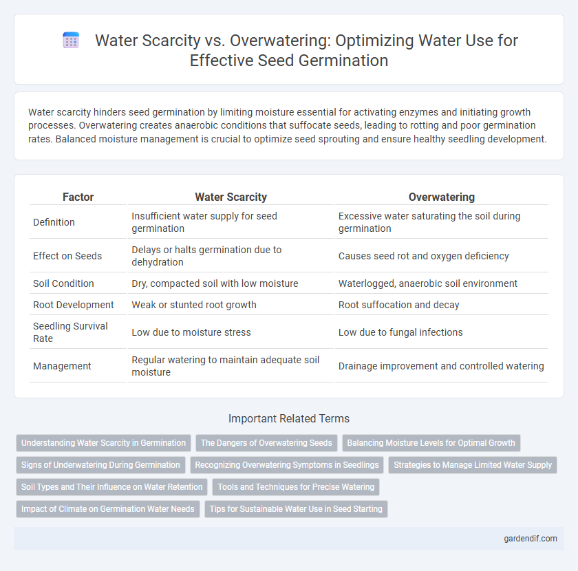 Water Scarcity vs. Overwatering: Optimizing Water Use for Effective Seed Germination