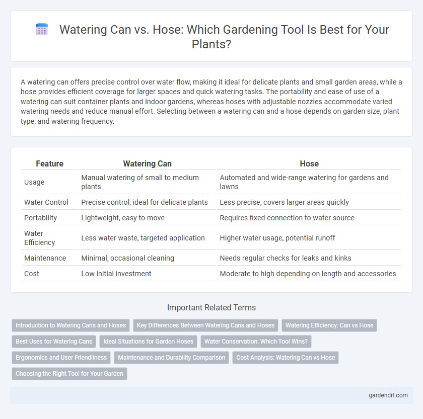 Watering Can vs. Hose: Which Gardening Tool Is Best for Your Plants?