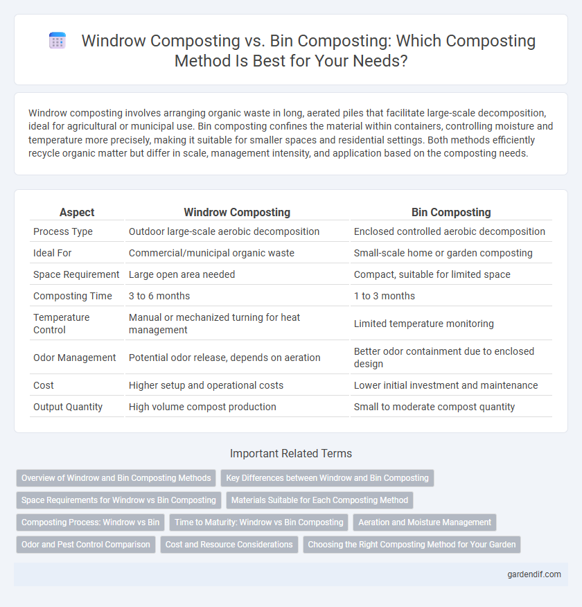 Windrow Composting vs. Bin Composting: Which Composting Method Is Best for Your Needs?