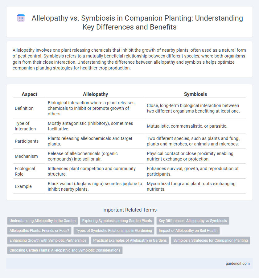 Allelopathy vs. Symbiosis in Companion Planting: Understanding Key Differences and Benefits