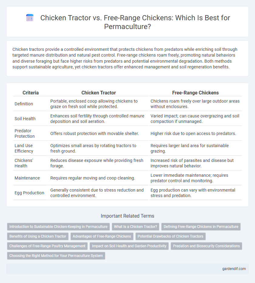 Chicken Tractor vs. Free-Range Chickens: Which Is Best for Permaculture?