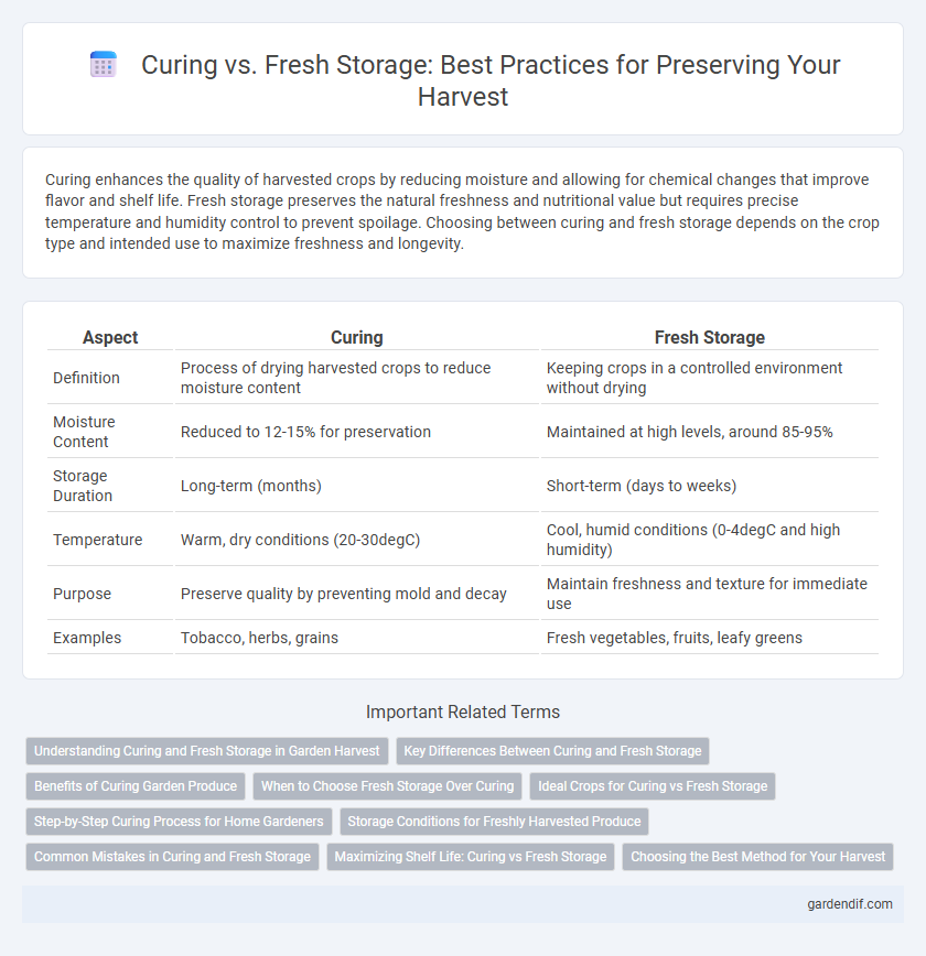 Curing vs. Fresh Storage: Best Practices for Preserving Your Harvest