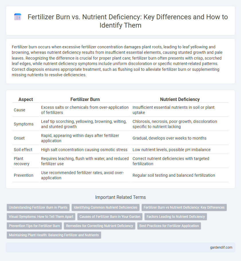 Fertilizer Burn vs. Nutrient Deficiency: Key Differences and How to Identify Them