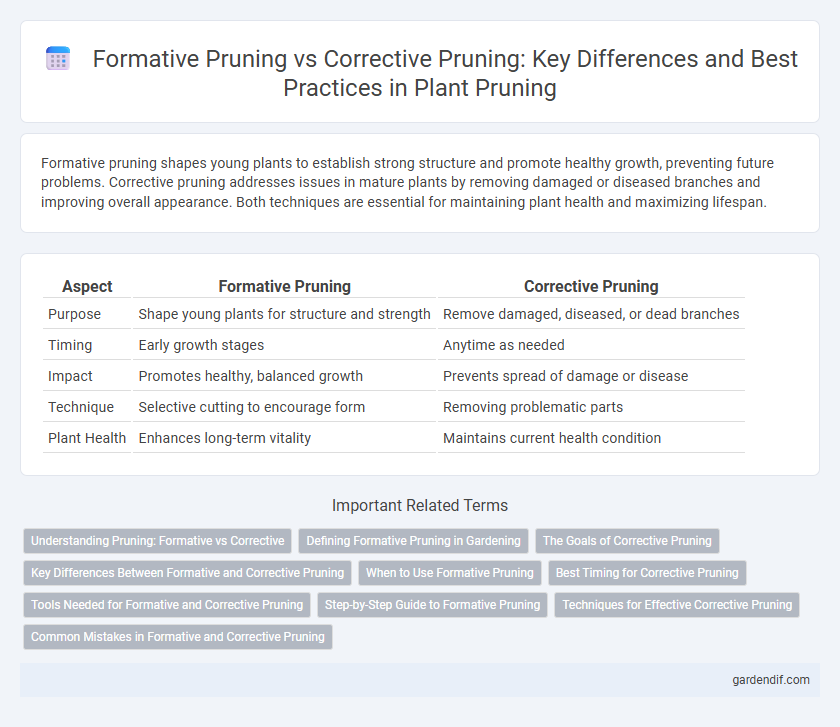 Formative Pruning vs Corrective Pruning: Key Differences and Best Practices in Plant Pruning
