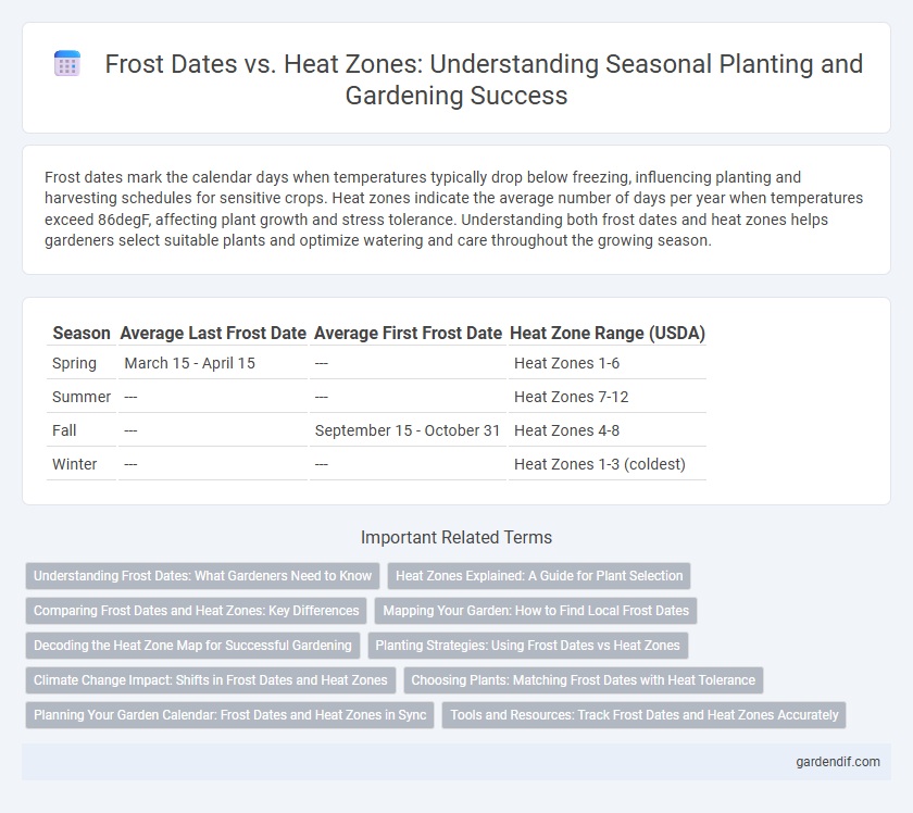 Frost Dates vs. Heat Zones: Understanding Seasonal Planting and Gardening Success