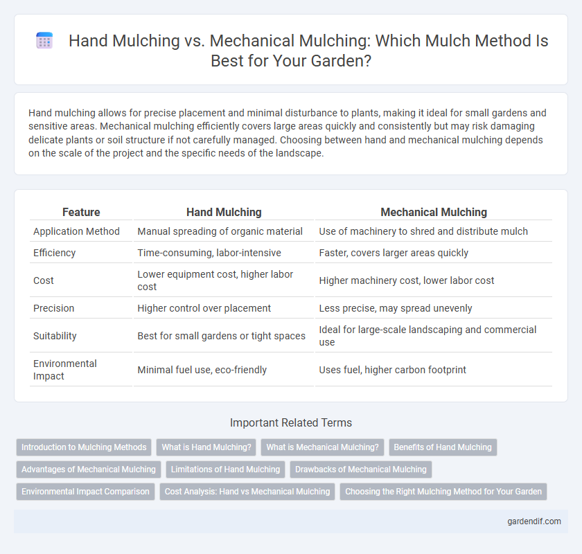 Hand Mulching vs. Mechanical Mulching: Which Mulch Method Is Best for Your Garden?