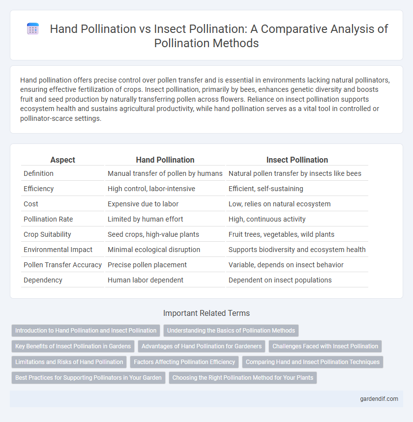 Hand Pollination vs Insect Pollination: A Comparative Analysis of Pollination Methods