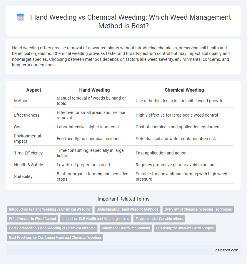 Hand Weeding vs Chemical Weeding: Which Weed Management Method Is Best?