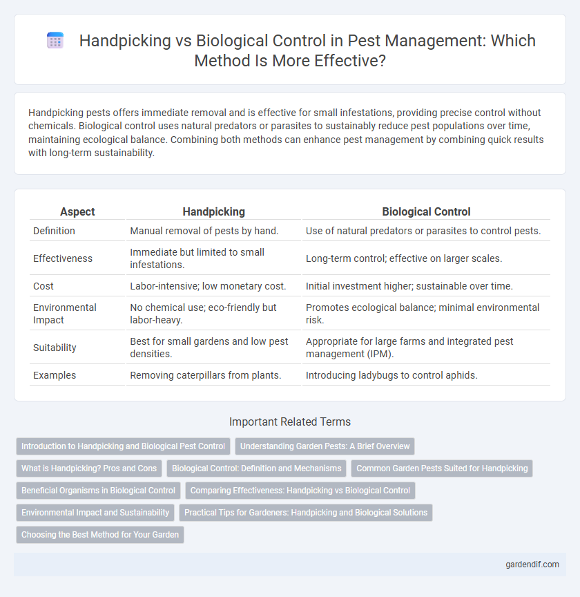 Handpicking vs Biological Control in Pest Management: Which Method Is More Effective?