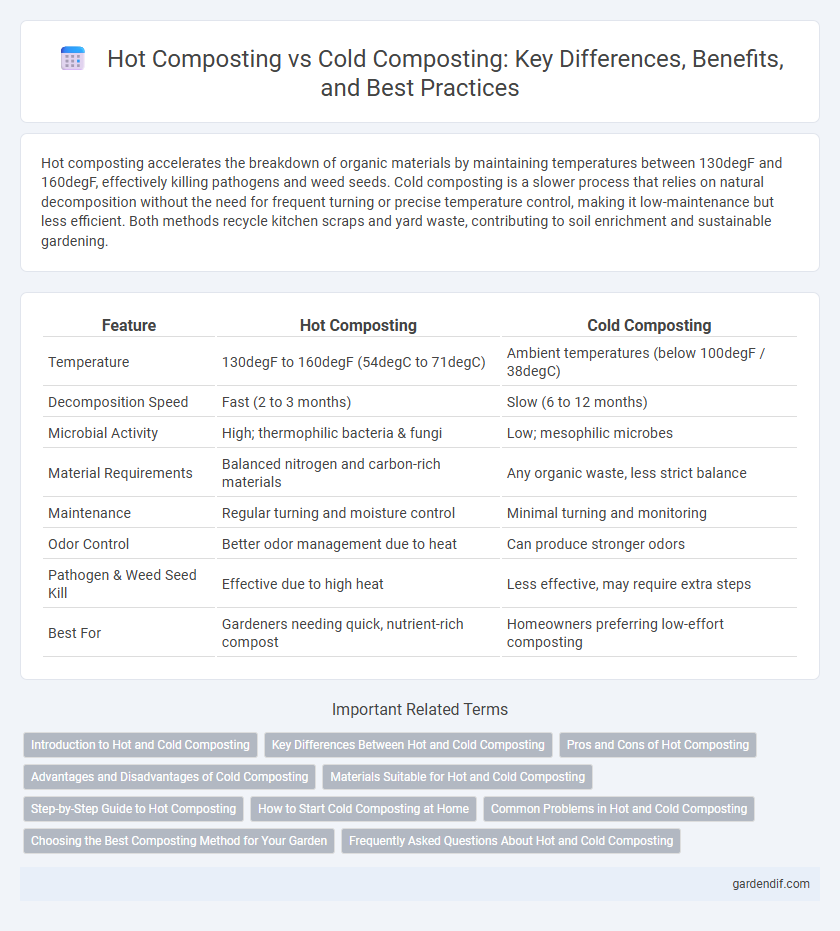Hot Composting vs Cold Composting: Key Differences, Benefits, and Best Practices