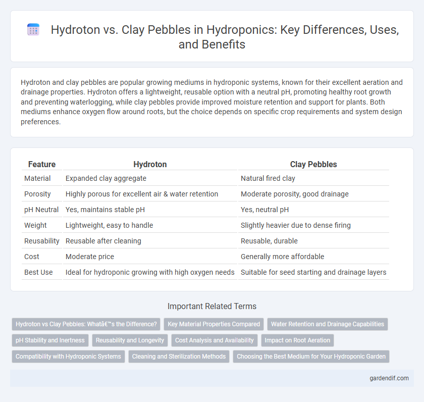 Hydroton vs. Clay Pebbles in Hydroponics: Key Differences, Uses, and Benefits