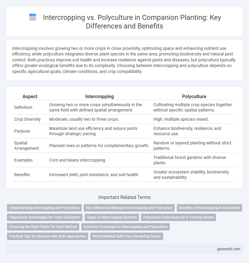 Intercropping vs. Polyculture in Companion Planting: Key Differences and Benefits