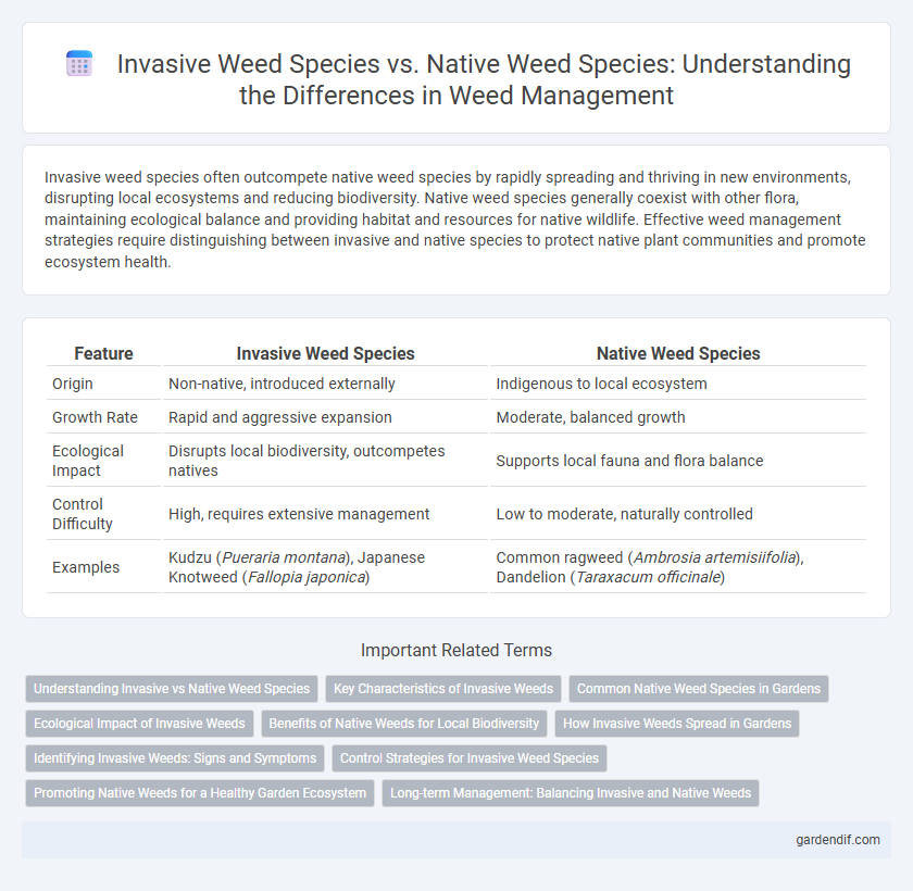 Invasive Weed Species vs. Native Weed Species: Understanding the Differences in Weed Management