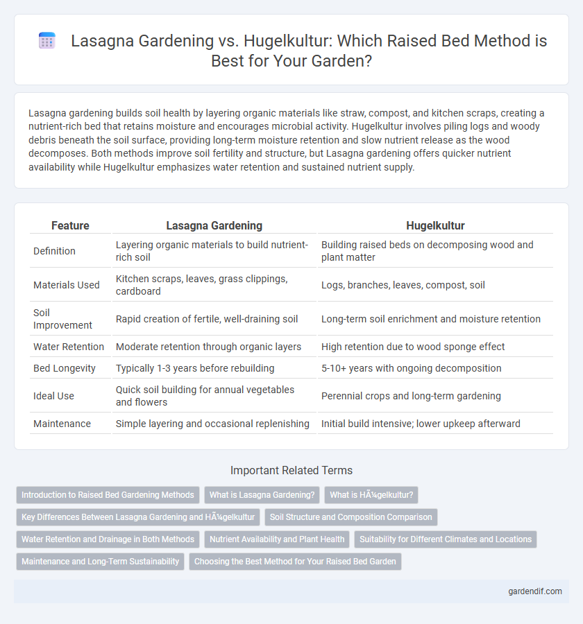 Lasagna Gardening vs. Hugelkultur: Which Raised Bed Method is Best for Your Garden?