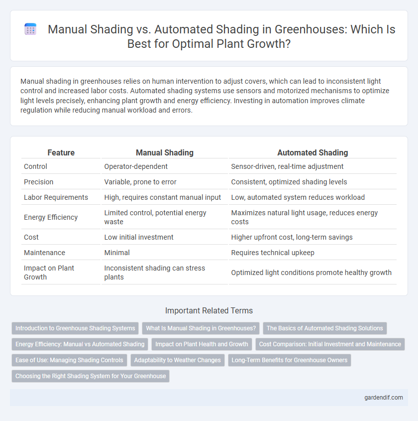Manual Shading vs. Automated Shading in Greenhouses: Which Is Best for Optimal Plant Growth?