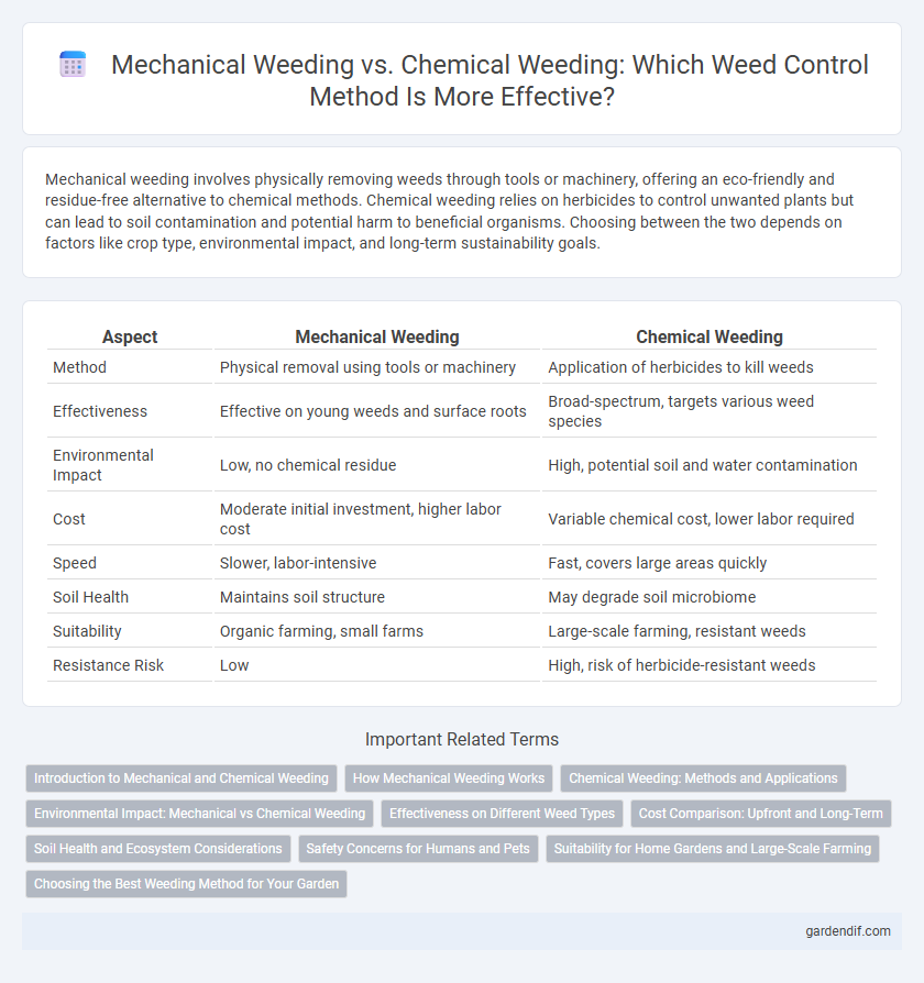 Mechanical Weeding vs. Chemical Weeding: Which Weed Control Method Is More Effective?