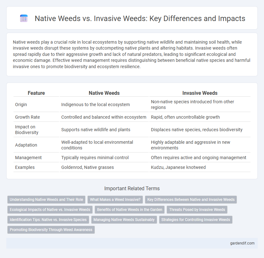 Native Weeds vs. Invasive Weeds: Key Differences and Impacts