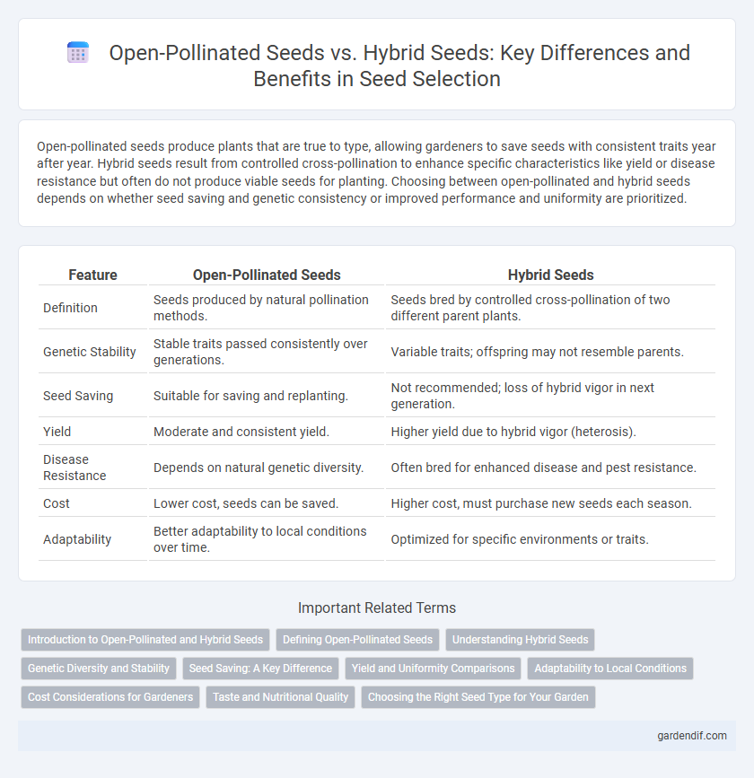 Open-Pollinated Seeds vs. Hybrid Seeds: Key Differences and Benefits in Seed Selection