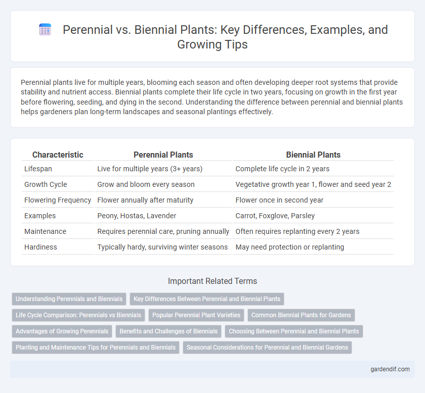 Perennial vs. Biennial Plants: Key Differences, Examples, and Growing Tips