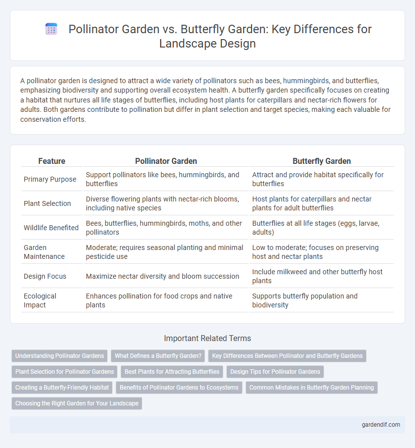 Pollinator Garden vs. Butterfly Garden: Key Differences for Landscape Design