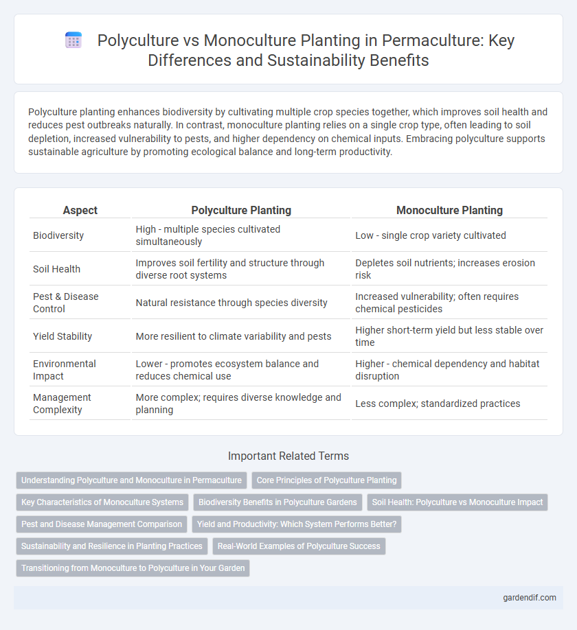 Polyculture vs Monoculture Planting in Permaculture: Key Differences and Sustainability Benefits