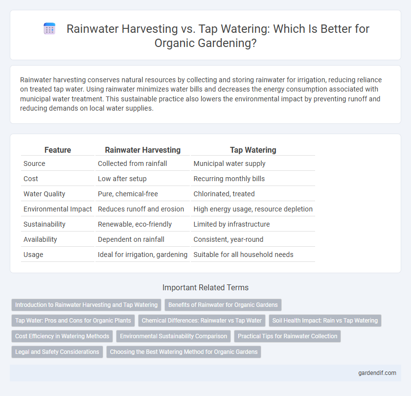 Rainwater Harvesting vs. Tap Watering: Which Is Better for Organic Gardening?