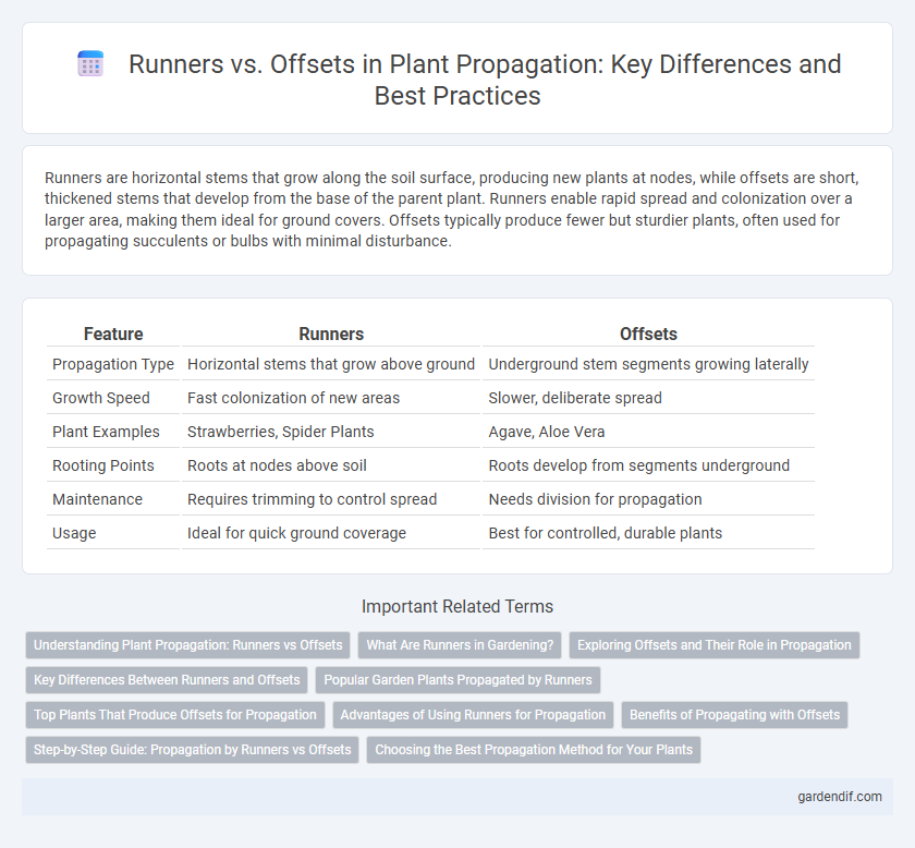 Runners vs. Offsets in Plant Propagation: Key Differences and Best Practices